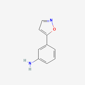 3-(Isoxazol-5-yl)aniline chemical structure (CAS 832740-15-5)
