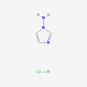 1H-Imidazol-1-amine hydrochloride chemical structure (CAS 83279-44-1)