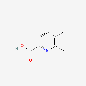 5,6-Dimethylpicolinic acid chemical structure (CAS 83282-49-9)