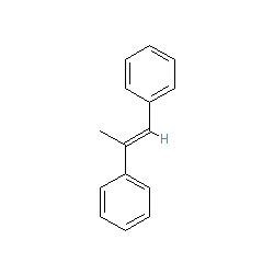 (E)-Prop-1-ene-1,2-diyldibenzene chemical structure (CAS 833-81-8)