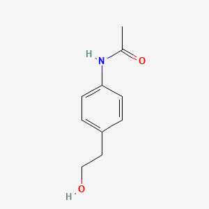 N-(4-(2-Hydroxyethyl)phenyl)acetamide chemical structure (CAS 83345-11-3)