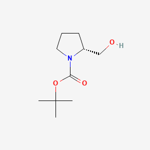 Boc-D-Prolinol chemical structure (CAS 83435-58-9)