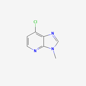 7-Chloro-3-methyl-3H-imidazo[4,5-b]pyridine chemical structure (CAS 83472-64-4)