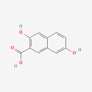 3,7-Dihydroxy-2-naphthoic acid chemical structure (CAS 83511-07-3)