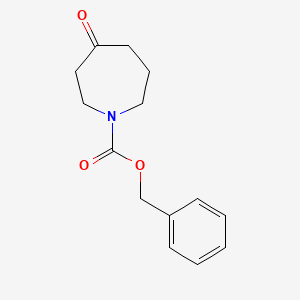 N-Cbz-azepan-4-one chemical structure (CAS 83621-33-4)