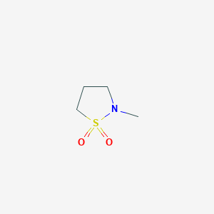 2-Methylisothiazolidine 1,1-dioxide chemical structure (CAS 83634-83-7)
