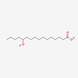 12-Hydroxyhexadecanoic acid chemical structure (CAS 83646-62-2)