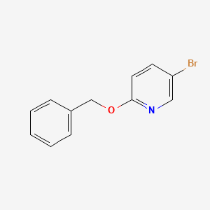 2-(Benzyloxy)-5-bromopyridine chemical structure (CAS 83664-33-9)