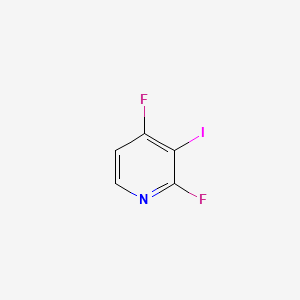 2,4-Difluoro-3-iodopyridine chemical structure (CAS 837364-88-2)