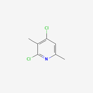 2,4-Dichloro-3,6-dimethylpyridine chemical structure (CAS 83791-90-6)
