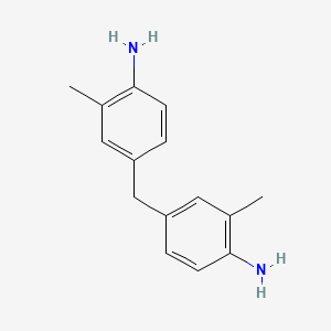 4,4'-Methylenebis(2-methylaniline) chemical structure (CAS 838-88-0)