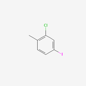 2-Chloro-4-iodotoluene chemical structure (CAS 83846-48-4)