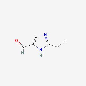2-Ethyl-1H-imidazole-5-carbaldehyde chemical structure (CAS 83902-00-5)