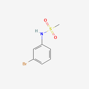 N-(3-Bromophenyl)methanesulfonamide chemical structure (CAS 83922-51-4)