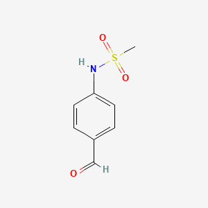 4-(Methylsulfonamido)benzaldehyde chemical structure (CAS 83922-54-7)
