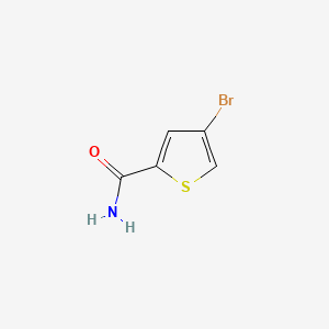4-Bromothiophene-2-carboxamide chemical structure (CAS 83933-17-9)