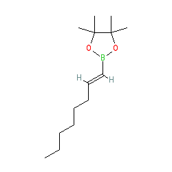 (E)-4,4,5,5-Tetramethyl-2-(oct-1-en-1-yl)-1,3,2-dioxaborolane chemical structure (CAS 83947-55-1)