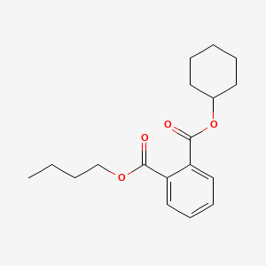 Butyl cyclohexyl phthalate chemical structure (CAS 84-64-0)