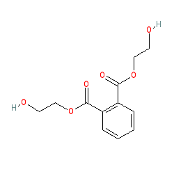 Bis(2-hydroxyethyl) phthalate chemical structure (CAS 84-73-1)