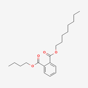 Butyl octyl phthalate chemical structure (CAS 84-78-6)