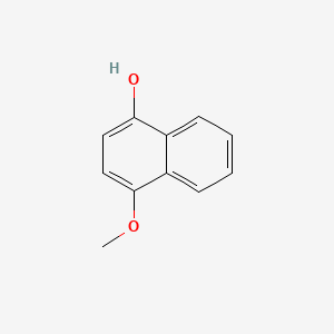 4-Methoxynaphthalen-1-ol chemical structure (CAS 84-85-5)