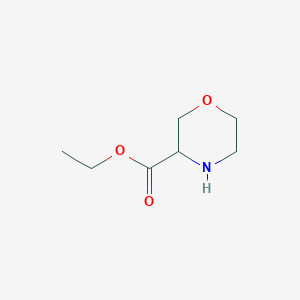 Ethyl 3-Morpholinecarboxylate chemical structure (CAS 84005-98-1)