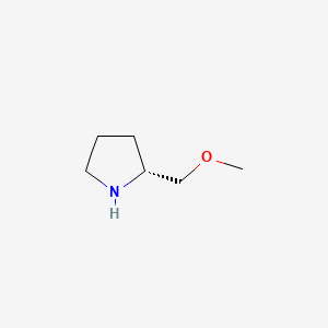 (R)-2-(Methoxymethyl)pyrrolidine chemical structure (CAS 84025-81-0)