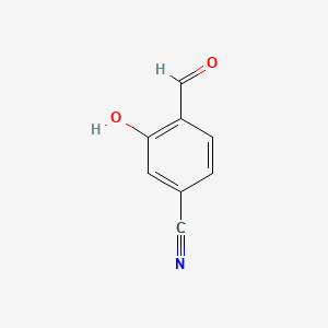 4-Formyl-3-hydroxybenzonitrile chemical structure (CAS 84102-89-6)