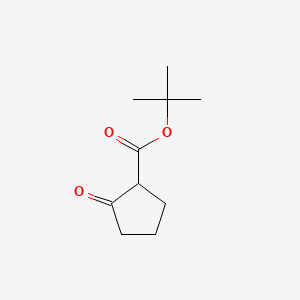 tert-Butyl 2-oxocyclopentane-1-carboxylate chemical structure (CAS 84109-76-2)
