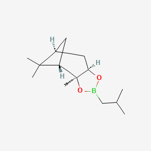 (3aS,4S,6S,7aR)-2-Isobutyl-3a,5,5-trimethylhexahydro-4,6-methanobenzo[d][1,3,2]dioxaborole chemical structure (CAS 84110-34-9)