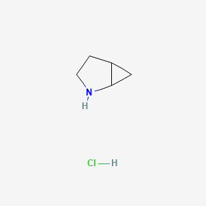 2-Azabicyclo[3.1.0]hexane hydrochloride chemical structure (CAS 841302-37-2)