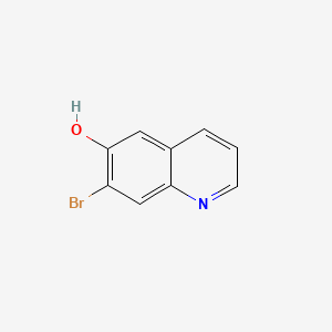 7-Bromoquinolin-6-ol chemical structure (CAS 84174-71-0)