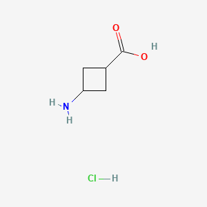cis-3-Aminocyclobutanecarboxylic acid hydrochloride chemical structure (CAS 84182-59-2)