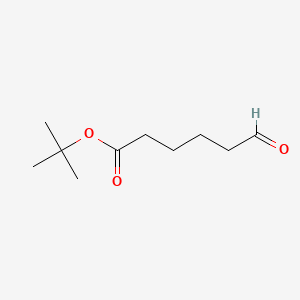 tert-Butyl 6-oxohexanoate chemical structure (CAS 84201-77-4)