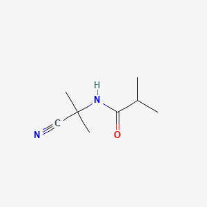 N-(2-Cyanopropan-2-yl)isobutyramide chemical structure (CAS 84213-57-0)