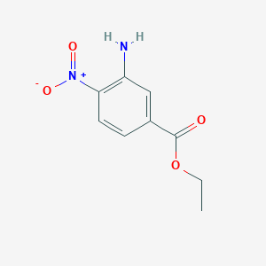 Ethyl 3-amino-4-nitrobenzoate chemical structure (CAS 84228-43-3)