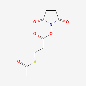 2,5-Dioxopyrrolidin-1-yl 3-(acetylthio)propanoate chemical structure (CAS 84271-78-3)