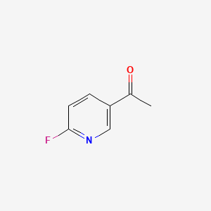 1-(6-Fluoropyridin-3-yl)ethanone chemical structure (CAS 84331-14-6)