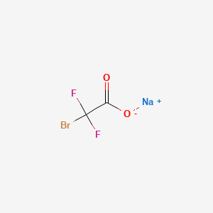 Sodium bromodifluoroacetate chemical structure (CAS 84349-27-9)