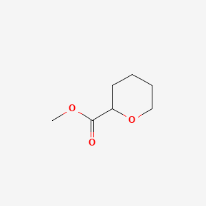 Methyl tetrahydro-2H-pyran-2-carboxylate chemical structure (CAS 84355-44-2)