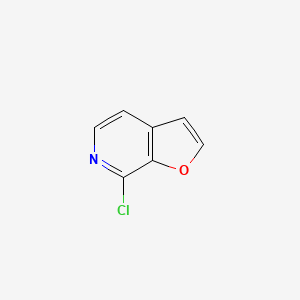 7-Chlorofuro[2,3-c]pyridine chemical structure (CAS 84400-99-7)