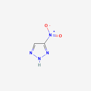 4-Nitro-2H-1,2,3-triazole chemical structure (CAS 84406-63-3)
