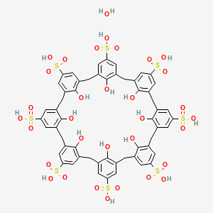 4-Sulfocalix[8]arene xhydrate chemical structure (CAS 844478-23-5)
