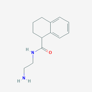 N-(2-Aminoethyl)-1,2,3,4-tetrahydronaphthalene-1-carboxamide chemical structure (CAS 84460-89-9)