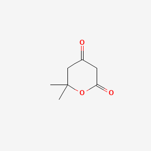 6,6-Dimethyldihydro-2H-pyran-2,4(3H)-dione chemical structure (CAS 84465-82-7)