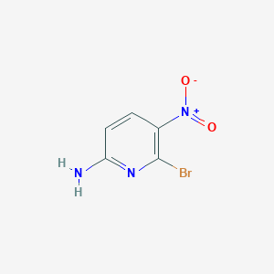 6-Bromo-5-nitropyridin-2-amine chemical structure (CAS 84487-05-8)