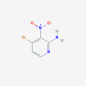 2-Amino-4-bromo-3-nitropyridine chemical structure (CAS 84487-10-5)