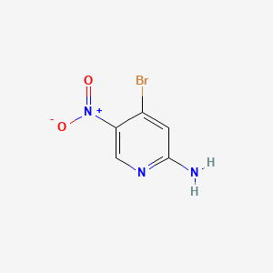 4-Bromo-5-nitropyridin-2-amine chemical structure (CAS 84487-11-6)