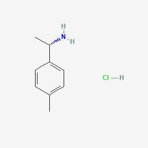 (S)-1-(p-Tolyl)ethanamine hydrochloride chemical structure (CAS 84499-72-9)