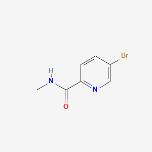5-Bromo-N-methylpicolinamide chemical structure (CAS 845305-87-5)